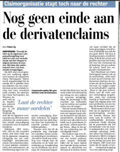 De Telegraaf 9 juli 2016